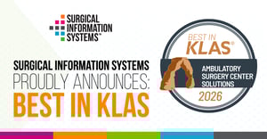 Surgical Information Systems Named 2026 Best in KLAS for Ambulatory Surgery Center Solutions