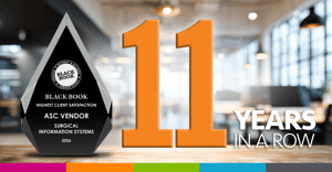Surgical Information Systems Named #1 ASC EHR Vendor by Black Book Research for 11th Consecutive Year